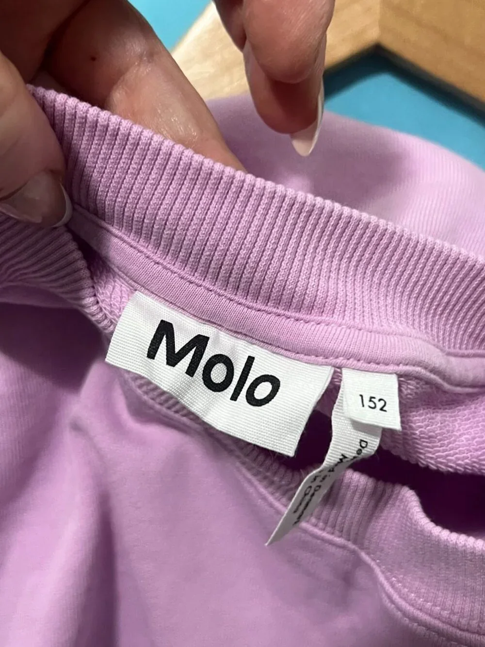 Maxi Pink Lavender Stripes Sweatshirt Girls 12 Sequins